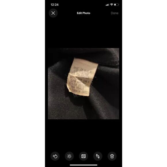 Trina Turk Los Angeles Designer Skirt Viscose Blend Size 6 Black‎ - Picture 3 of 5